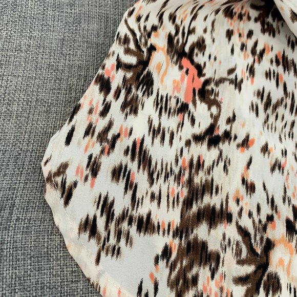 White‎ Stag Button Down Chiffon Blouse Collared XL (16-18) Long Sleeve Polyester - Picture 7 of 13